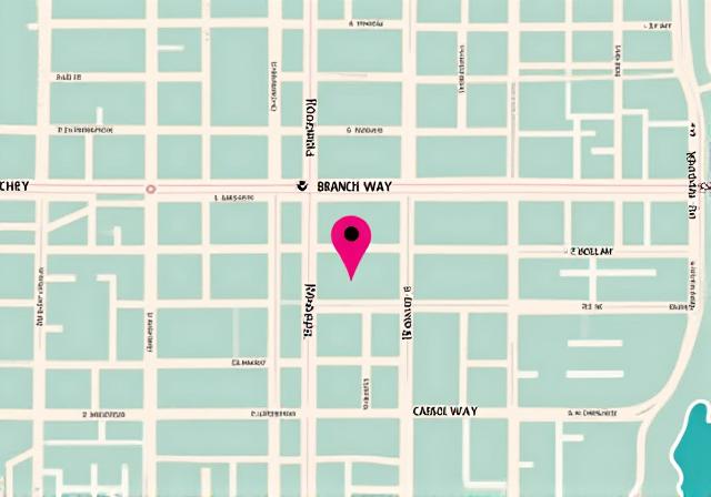 Map of Portland showing our studio location in Cedar Branch Way