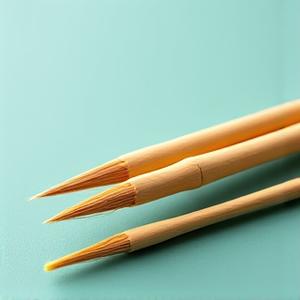 Bamboo handle calligraphy brushes